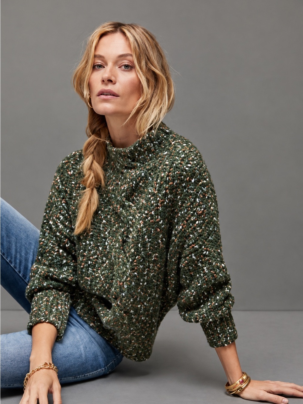 Maricarmen Cable Knit Sweater